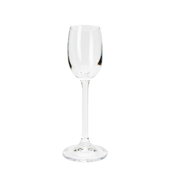 Encontraproduto.com.br - Jogo 6 Taças Para Licor Colibri 65ml Cristal Bohemia Titânio
