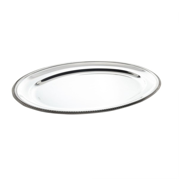 Encontraproduto.com.br - Travessa de Prata com Cordão Paris 56cm x 39cm - Wolff