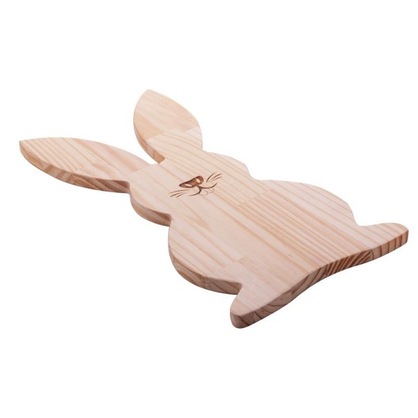 Encontraproduto.com.br - Tábua de Madeira Coelho Easter Pinus 44cm x 25cm x 2cm - Woodart