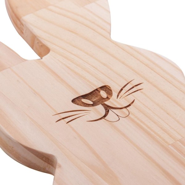 Encontraproduto.com.br - Tábua de Madeira Coelho Easter Pinus 44cm x 25cm x 2cm - Woodart