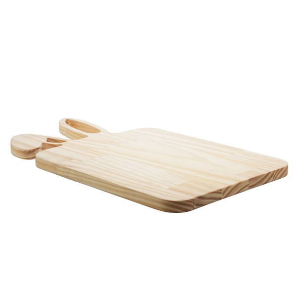 Encontraproduto.com.br - Tábua de Madeira Coelho Easter Pinus 45cm x 25cm x 1,5cm - Woodart
