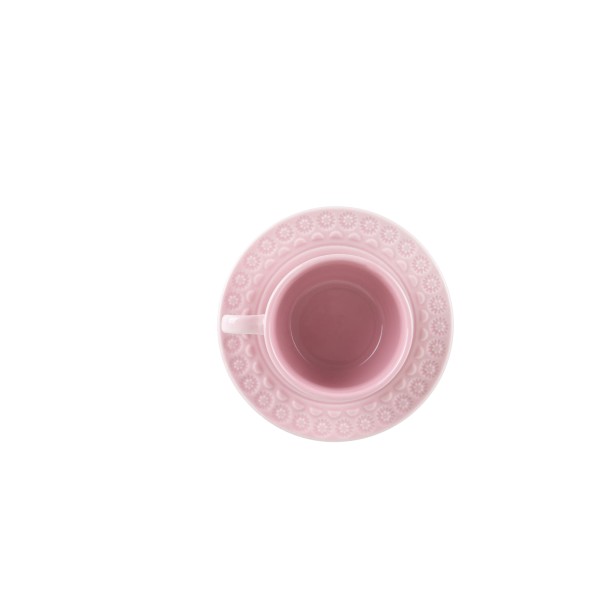 Encontraproduto.com.br - Conjunto 4 Xícaras Porcelana para Café Grace Rosê 80ml 17571 Rojemac