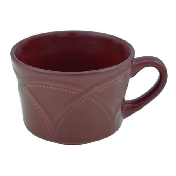 Encontraproduto.com.br - Kit 4 Xícaras Café Em Porcelana Com Pires Iris Verbena 17609