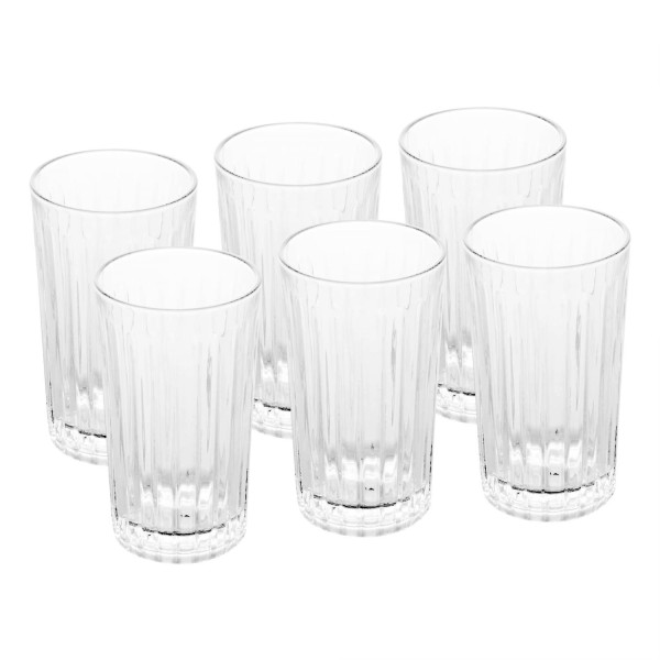 Conjunto 6 Copos Altos de Cristal Bangkok Premium 380ml - Wolff