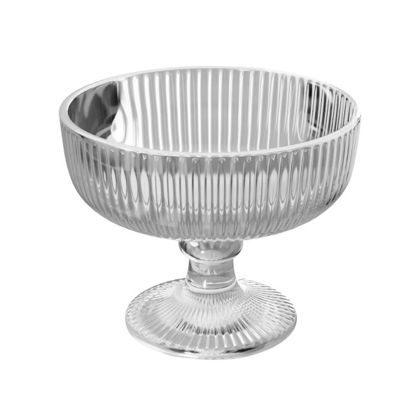 Encontraproduto.com.br - Conjunto 2 Taças de Vidro para Sobremesa Lines 320ml - Wolff