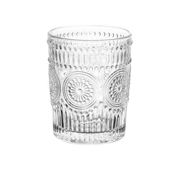 Encontraproduto.com.br - Conjunto 6 Copos de Vidro Mandala 260ml - Wolff