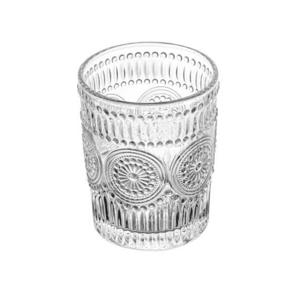 Encontraproduto.com.br - Conjunto 6 Copos de Vidro Mandala 260ml - Wolff