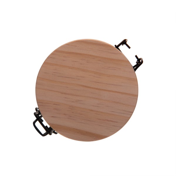 Encontraproduto.com.br - Porta Mantimento de Vidro com Tampa Hermética de Bambu 600ml - Wolff