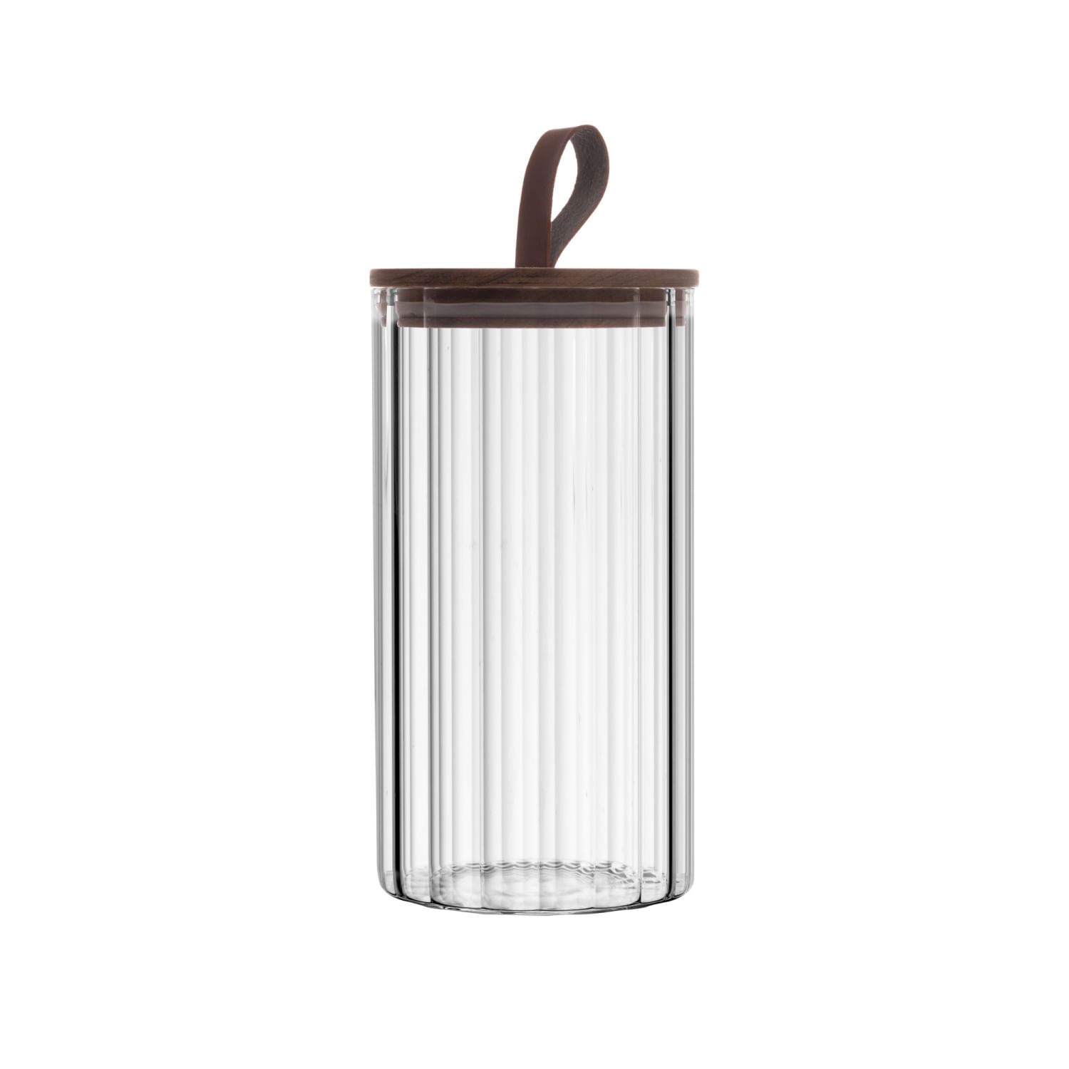 Encontraproduto.com.br - Porta Mantimento de Vidro com Tampa de Acácia Classic 880ml - Wolff