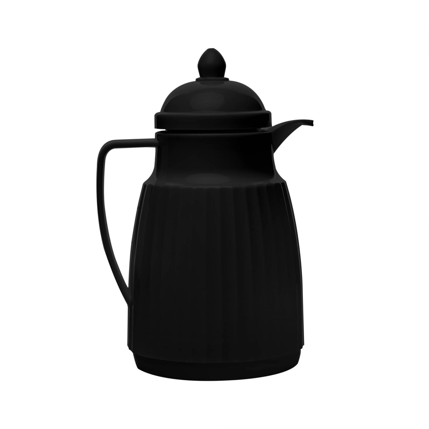 Encontraproduto.com.br - Garrafa Térmica de Plástico Essência Preta 300ml - Wolff