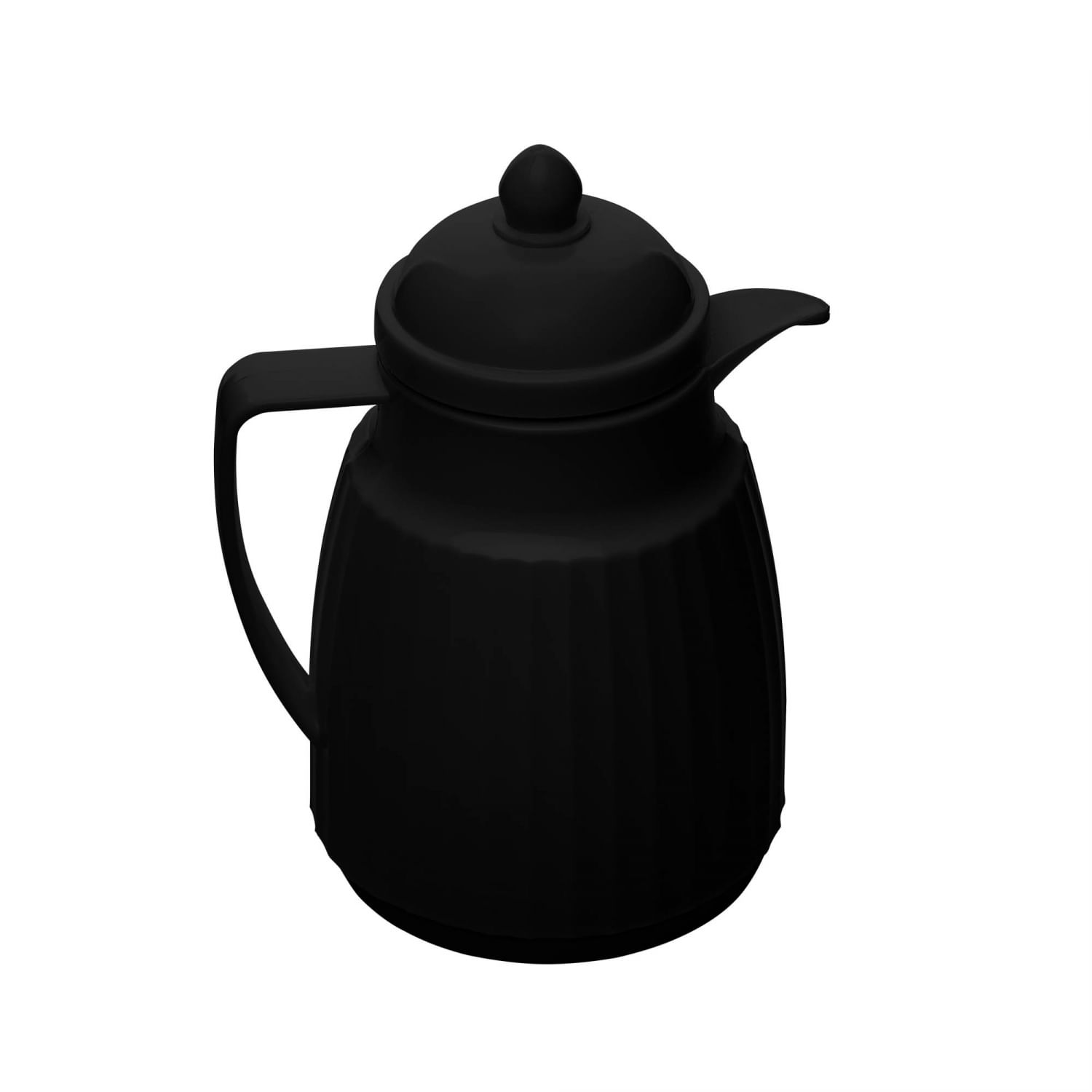 Encontraproduto.com.br - Garrafa Térmica de Plástico Essência Preta 300ml - Wolff