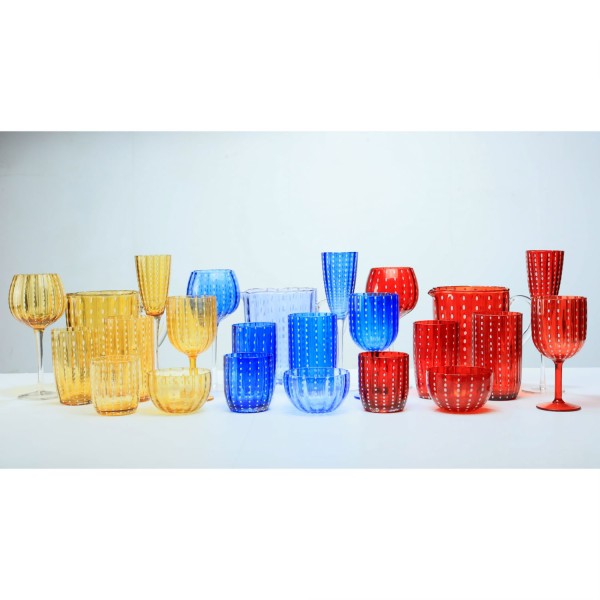 Encontraproduto.com.br - Taça de Acrílico Orquídea Azul 350ml - Wolff