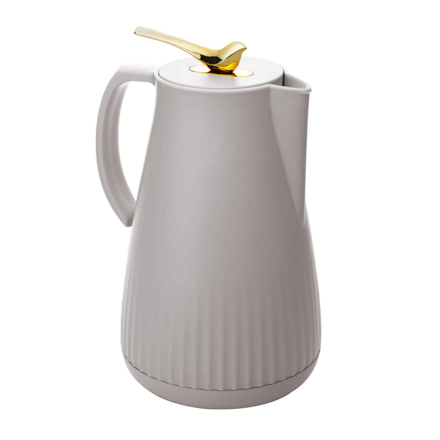 Encontraproduto.com.br - Garrafa Térmica de Plástico New Bird Cinza 1L - Wolff