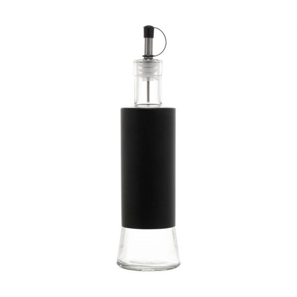 Encontraproduto.com.br - Garrafa para Azeite com Tampa Versatile 300ml Preto Vidro - Wolff