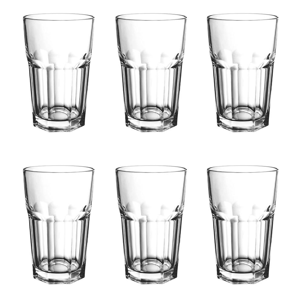 Jogo de copos altos em vidro Bon Gourmet Allure 310ml 6 peças