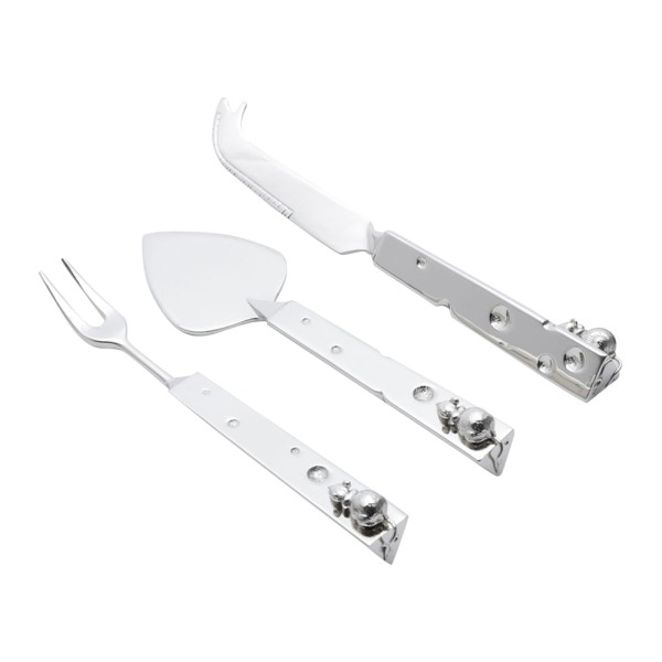 Encontraproduto.com.br - Conjunto com 3 peças zamac p/queijo Mouse