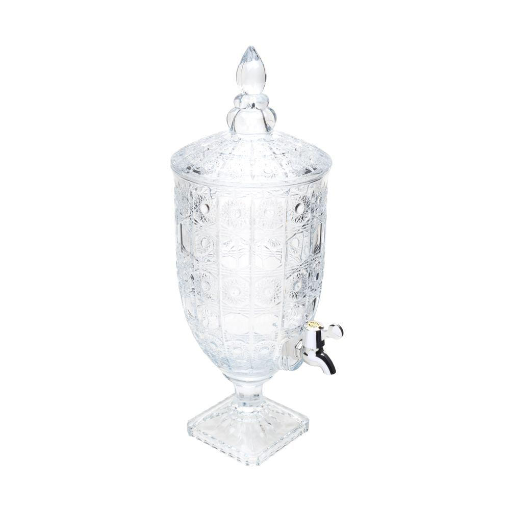 Dispenser P/Bebida De Cristal C/Pé Starry 4L