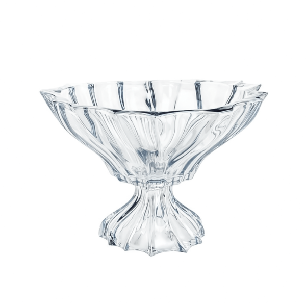 Encontraproduto.com.br - Centro De Mesa Cristal Com Pé Rojemac Paradise 34x21 Cm