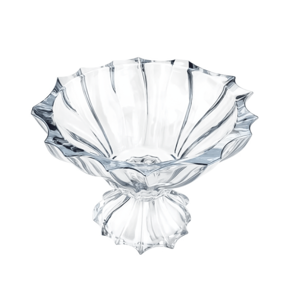 Encontraproduto.com.br - Centro De Mesa Cristal Com Pé Rojemac Paradise 34x21 Cm