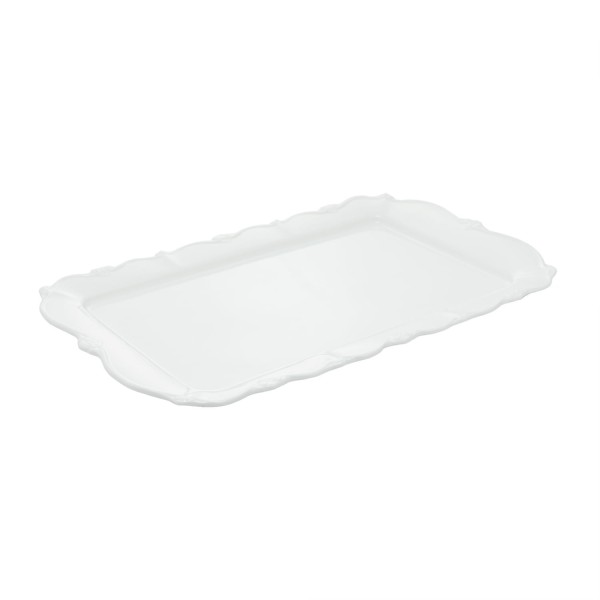 Encontraproduto.com.br - Travessa em porcelana retangular Wolff Fancy 35,5x22cm