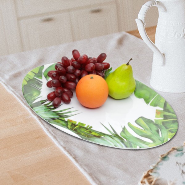 o Bandeja Leaves 
o Tamanho: 51x36x2cm 
o Material: melamina