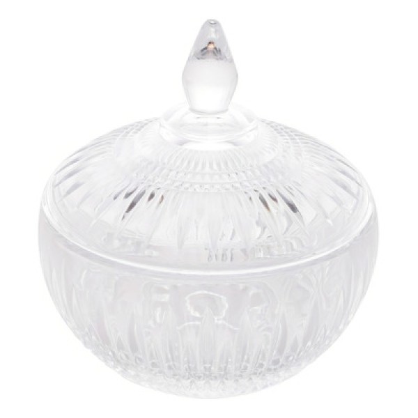 Encontraproduto.com.br - Potiche Bomboniere de Cristal 15cm Queen