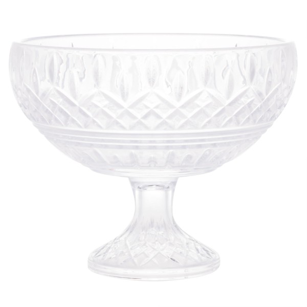 Encontraproduto.com.br - Centro de Mesa de Cristal com Pé Lys 25cm x 20cm - Wolff