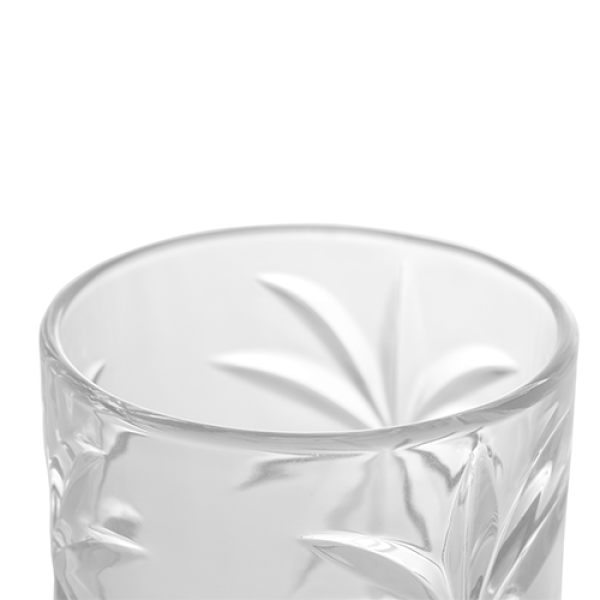 Encontraproduto.com.br - Jogo 6 Copos Altos Cristal de Chumbo Palm Tree 360ml