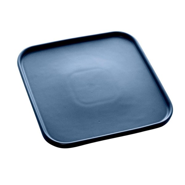 Encontraproduto.com.br - Cj 2 Travessas Porcelana Nórdica Azul Escuro Matt 25X25X2Cm