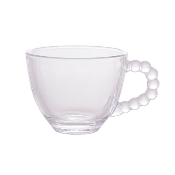Encontraproduto.com.br - Conjunto 4 Xícaras de Café de Cristal sem Pires Pearl 80ml - Wolff