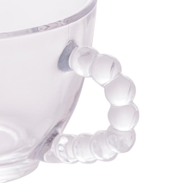 Encontraproduto.com.br - Conjunto 4 Xícaras de Café de Cristal sem Pires Pearl 80ml - Wolff
