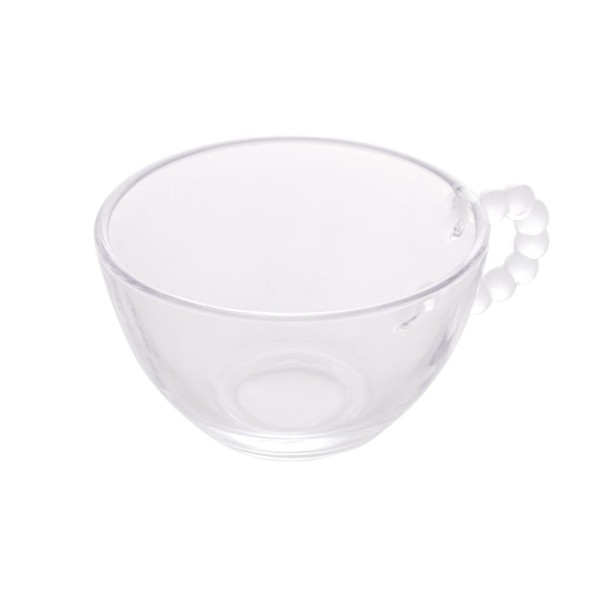 Encontraproduto.com.br - Conjunto 4 Xícaras de Chá de Cristal sem Pires Pearl 180ml - Wolff