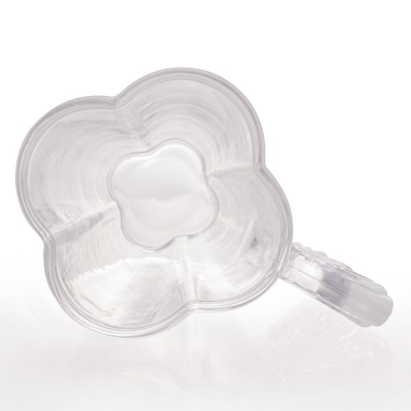 Encontraproduto.com.br - Jogo 4 Xicaras de Café com Pires de Vidro Butterfly 80ml