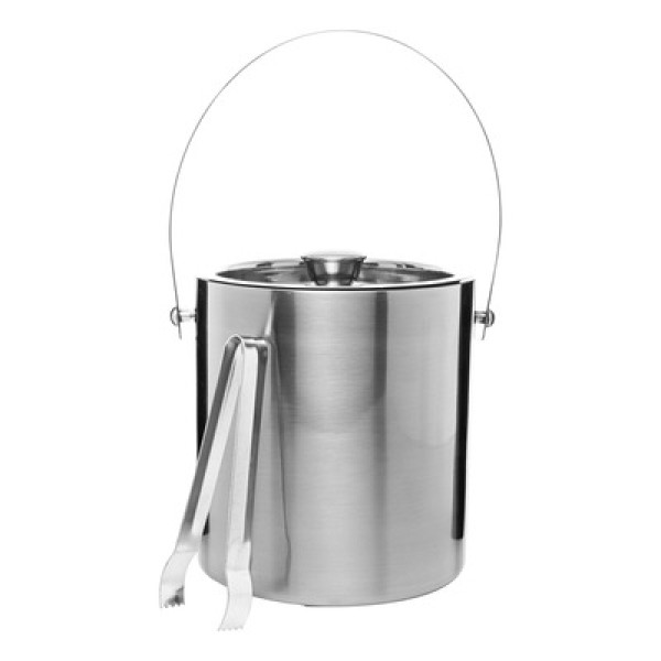 Encontraproduto.com.br - Balde de Gelo de Aço Inox Old Fashioned - Wolff