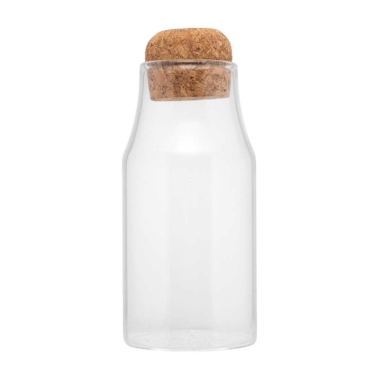 Porta Mantimento de Vidro Borossilicato com Tampa Rolha 250ml - Wolff