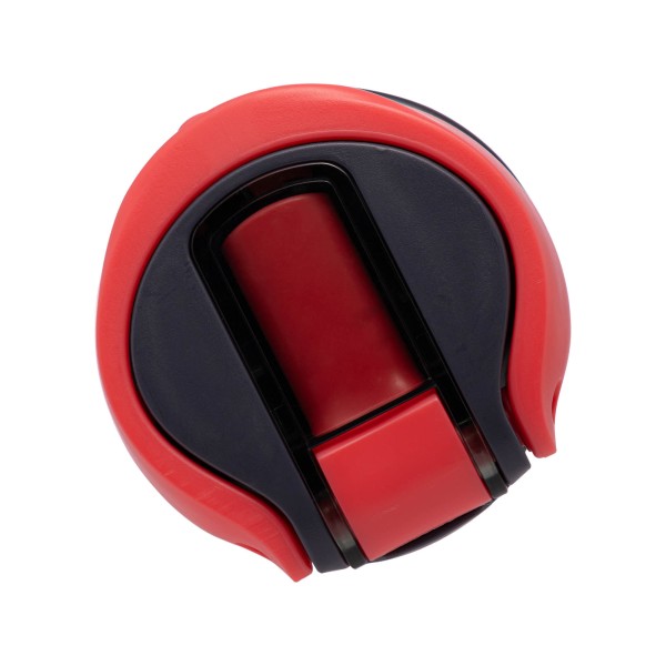 Encontraproduto.com.br - Garrafa Squeeze de Policarbonato Preta e Vermelha 830ml - Wolff
