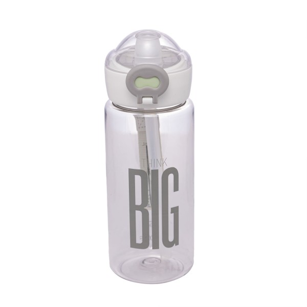 Garrafa Squeeze de Policarbonato Branca 600ml - Wolff
