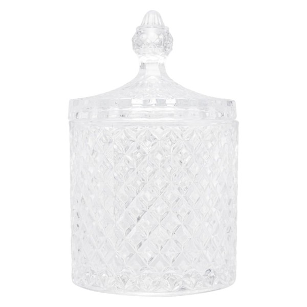 Encontraproduto.com.br - Potiche de Cristal com Tampa Litt Wolff 17,5X10,5Cm - 29582 - Rojemac