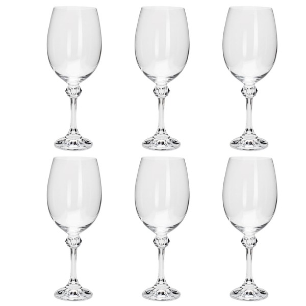 Encontraproduto.com.br - Jogo 6 Taças De Cristal Para Água Elisa 450Ml