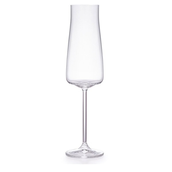 Encontraproduto.com.br - Conjunto 6 Taças para Champanhe De Cristal Ecológico Alex 210Ml - Wolff