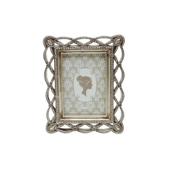 Porta-retrato em resina Royal Decor 10x15cm dourado 60498