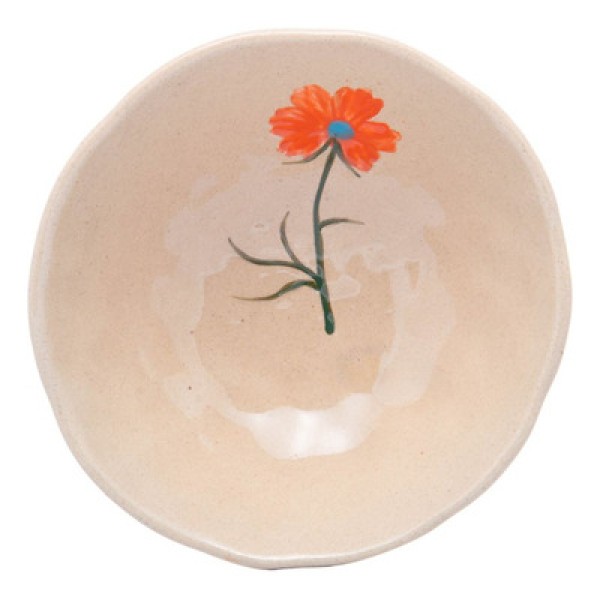 Encontraproduto.com.br - Bowl Decorativo Cerâmica Flor Sortido Trento 18X 18X 7Cm