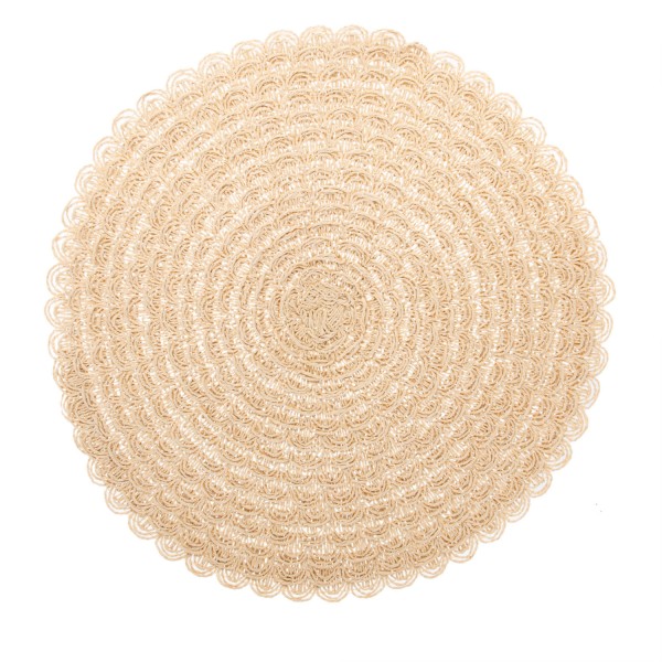 Lugar Americano de Papel Pétala Bege 38cm - Wolff