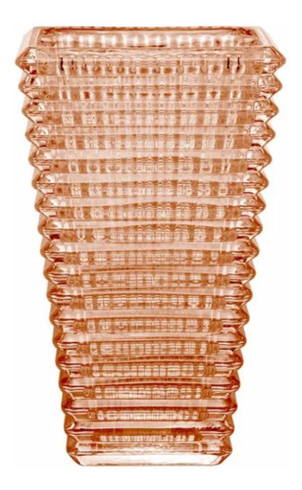 Vaso de Cristal Maya Âmbar 16,5cm x 12cm x 27,5cm - Wolff
