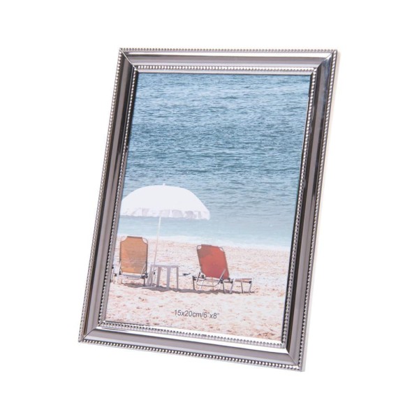Porta-Retrato de Aço Inox  Balls Prata 15cm x 20cm - Wolff