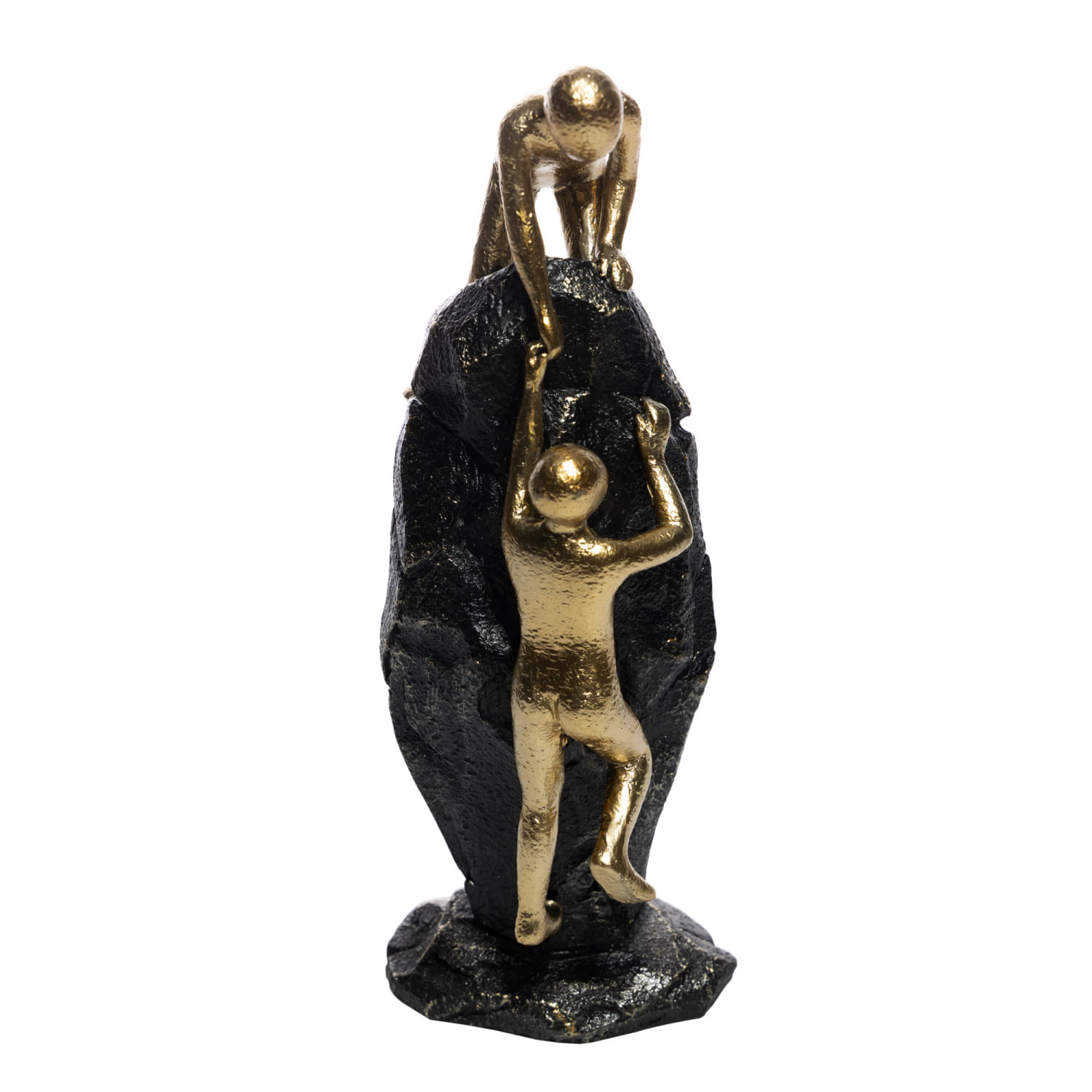 Encontraproduto.com.br - Figura Decorativa de Resina Parceria 9cm x 9cm x 28cm - Wolff