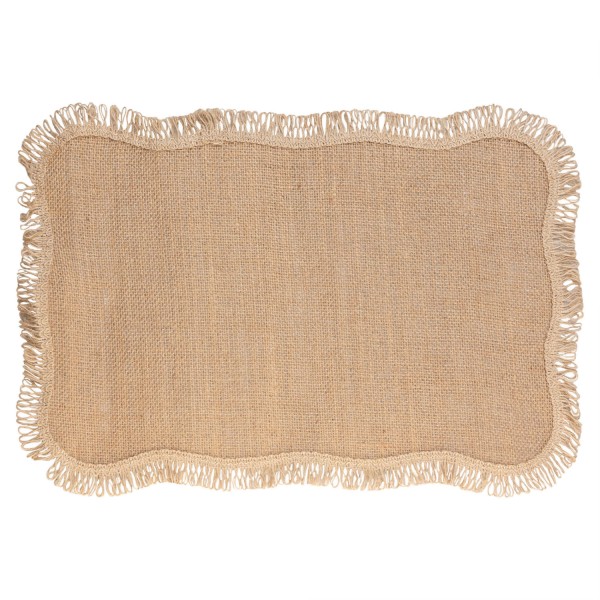 Encontraproduto.com.br - Lugar Americano de Fibra Natural Juta 45cm x 30cm - Wolff