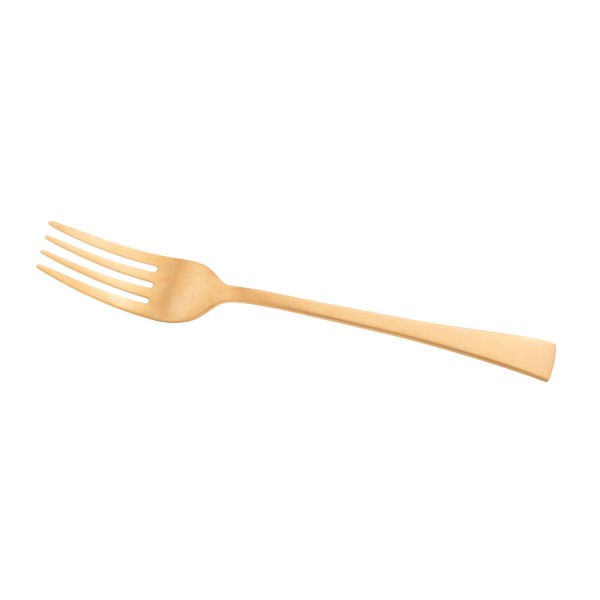 Encontraproduto.com.br - Conjunto de 6 Garfos de Sobremesa Wolff Berna Dourado Fosco de Aço Inox