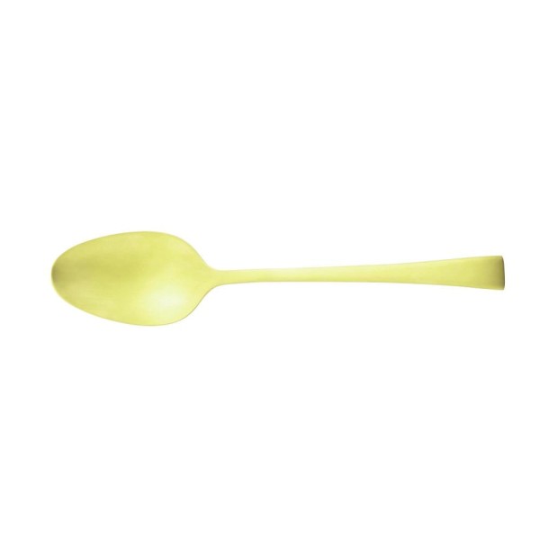 Encontraproduto.com.br - Conjunto 6 Colheres de Sobremesa de Aço Inox Berna Champanhe Fosco - Wolff