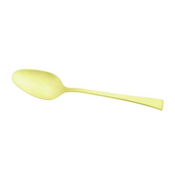 Encontraproduto.com.br - Conjunto 6 Colheres de Sobremesa de Aço Inox Berna Champanhe Fosco - Wolff